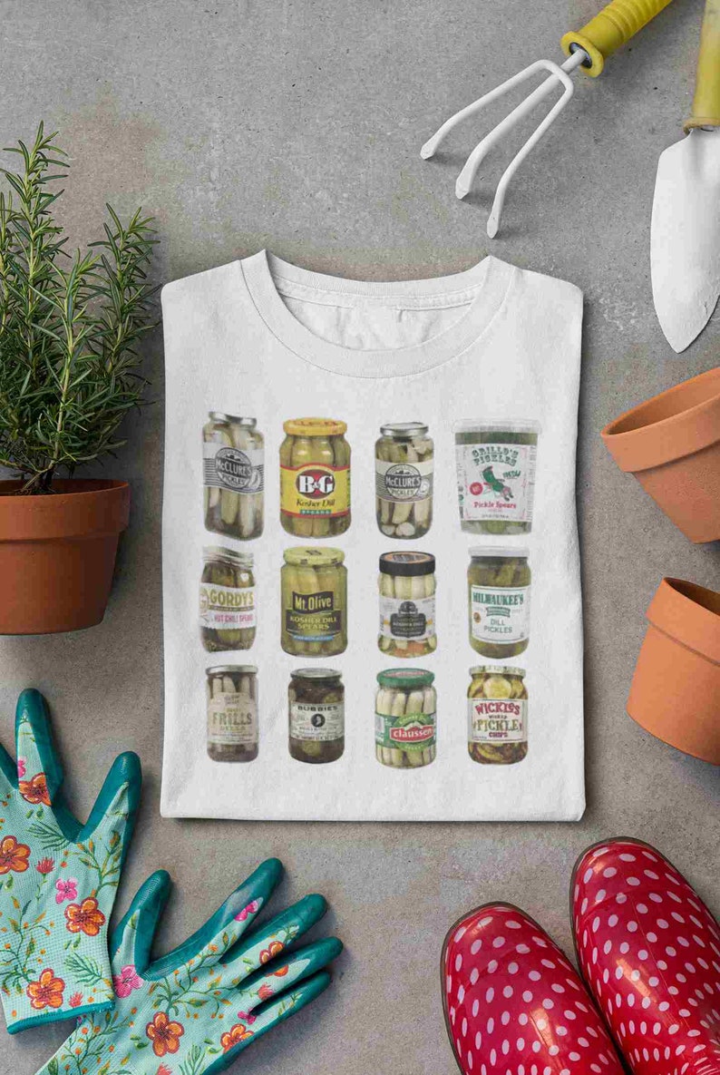 Camiseta de tarro de pepinillos, camiseta de pepinillos, camiseta divertida - Camiseta divertida, regalo para él, regalo para ella imagen 2