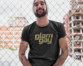 GLAM GAY - Camiseta divertida gay - Camiseta divertida