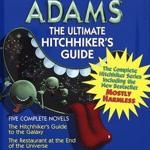 Share and Enjoy 1.25” Button Hitchhiker's Guide Galaxy Adams Drink