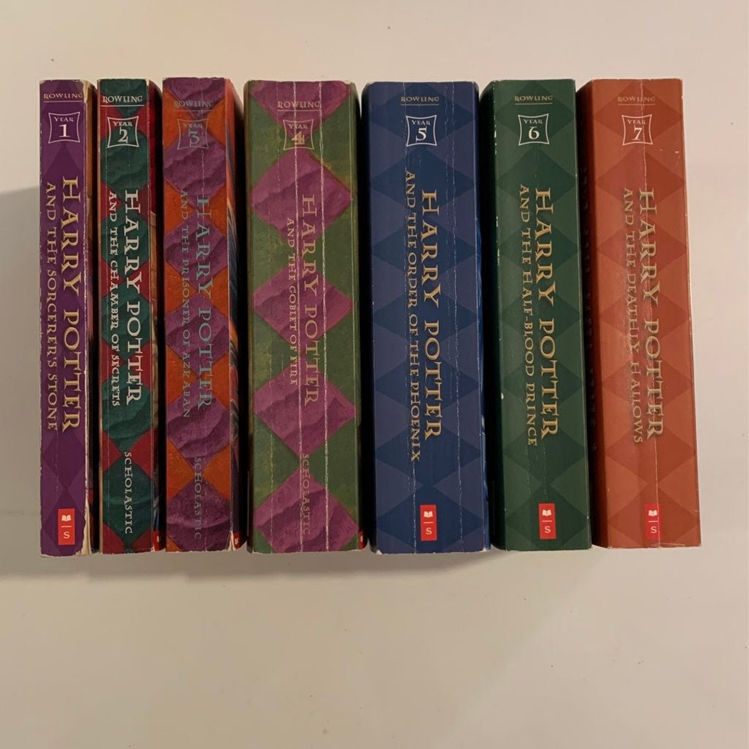 Harry Potter Series Books 17 Mix and Match Etsy