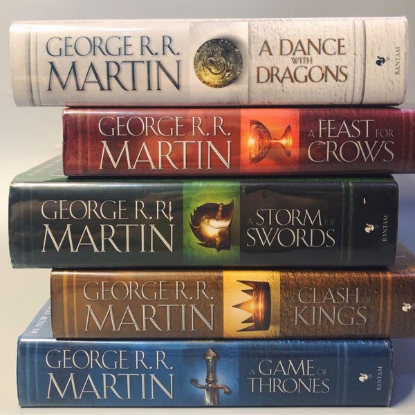 A Song of Ice & Fire Series by George RR Martin, Buy the Set --or-- Choose Your Own! (Hardcover)