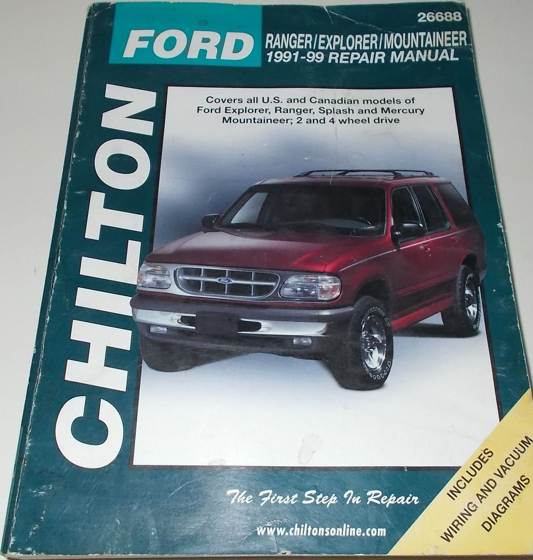 Ford Ranger Explorer and Mountaineer 199199 chilton Total Etsy