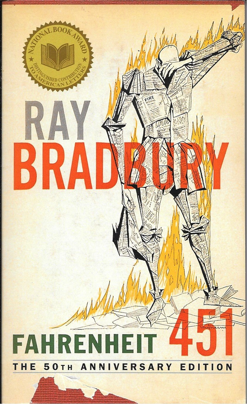 Fahrenheit 451 by Ray Bradbury, First Edition Cover, Dictionary Print:  Classic Novel, Book, Fan, Poster, Art, Gift -  Sweden