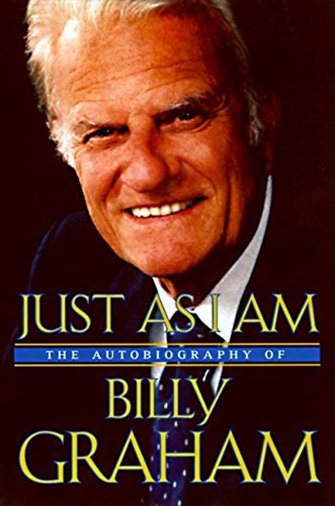 Just as I Am the Autobiography of Billy Graham Etsy