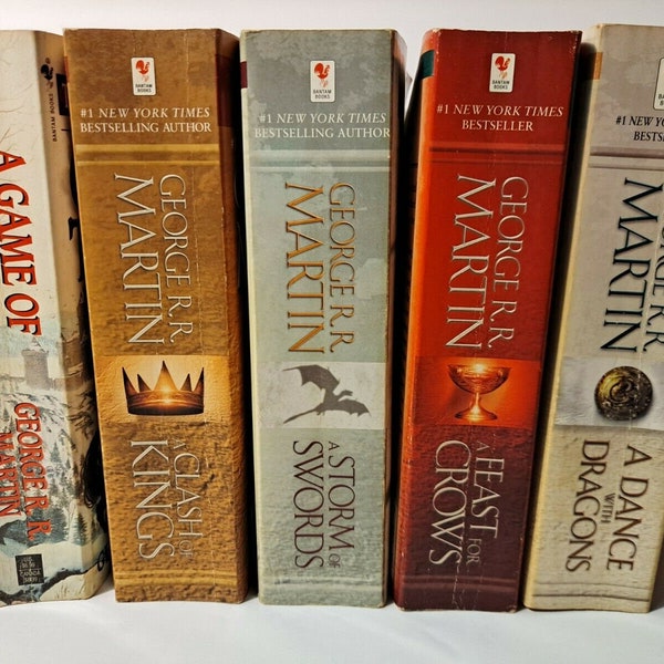 A Song of Ice & Fire Series by George RR Martin, Buy the Set --or-- Choose Your Own! (Paperback)