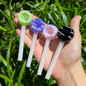 Handmade Glass Lollipop Pipe