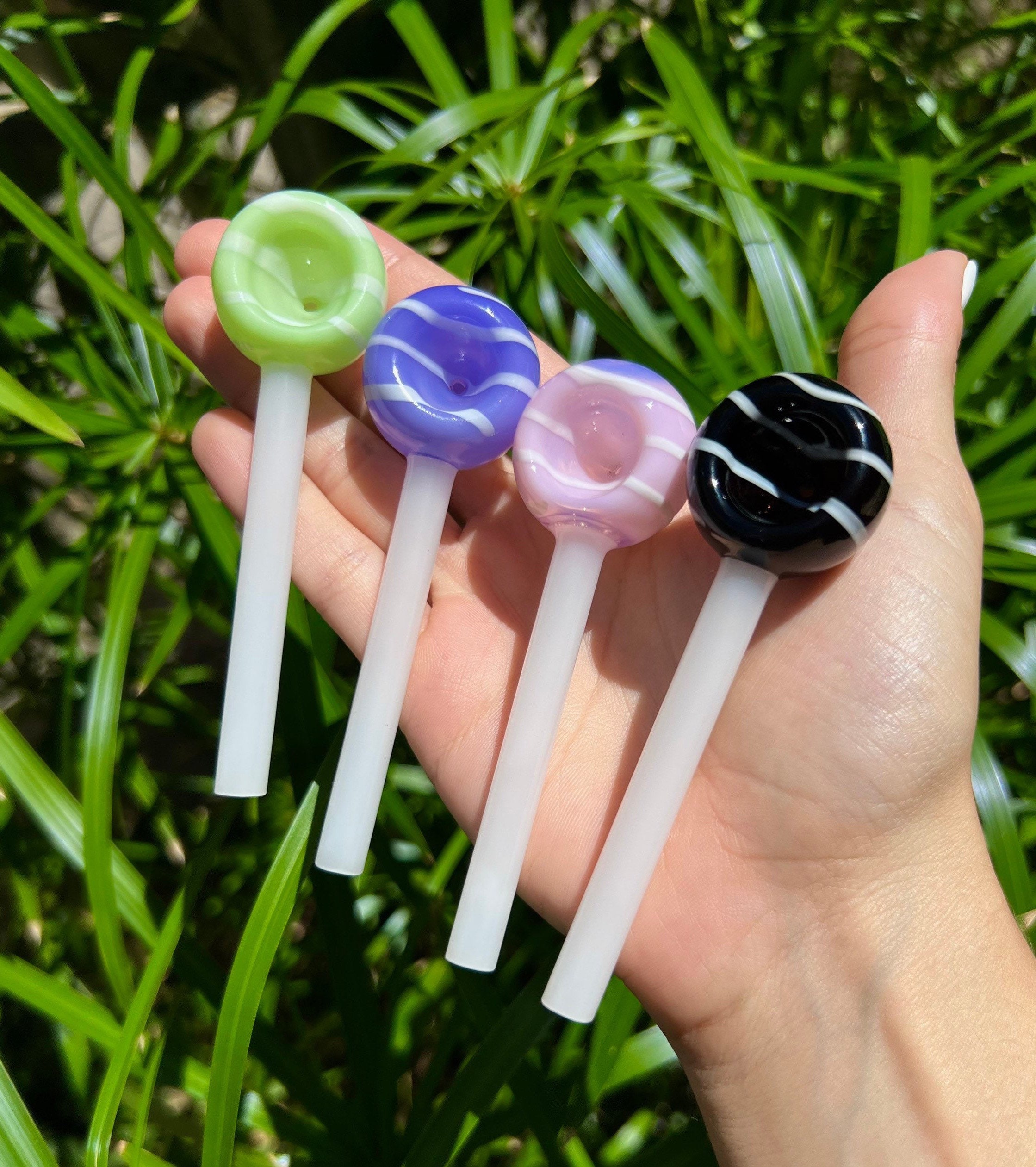 Coloured Glass Lollipop Spoon – Luna Curates