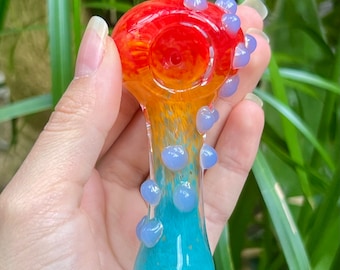 Glass Rasta Pipe 4.5 inch