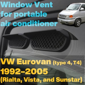 Presa d&#39;aria portatile per finestra AC per; VW Eurovan 1992–2005 (Rialta, Vista e Sunstar) T4 tipo 4
