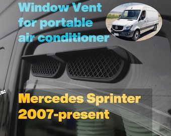 Portable AC window vent for; Sprinter van 2007 - Present