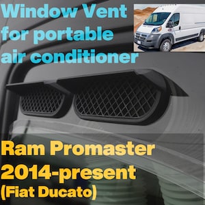 Ventilación de ventana portátil para aire acondicionado para Ram Promaster 2013 en adelante