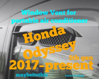 Portable AC window vent for; Honda Odyssey 2017 - Present