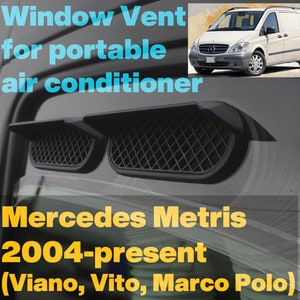 Ventilación de ventana portátil para aire acondicionado: Merc Metris, Viano, Vito, Marco Polo 2004 - Presente