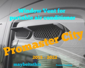 Portable AC window vent for; Promaster City 2015 - 2022