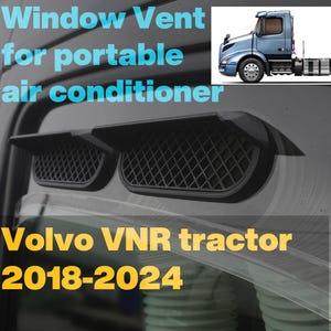 Ventilación de ventana de aire acondicionado portátil para; Volvo VNR 2018-2024