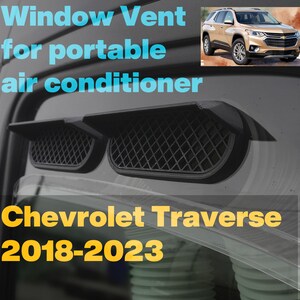 Portable AC window vent for; Chevrolet Traverse 2018-2023