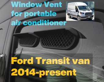 Portable AC window vent for; Ford Transit 2014 to present