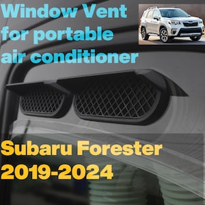 Portable AC window vent for; Subaru Forester 2019-2024