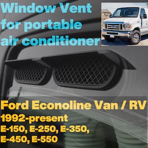 Ventilación de ventana portátil para aire acondicionado para camioneta/casa rodante Ford Econoline, de 1992 a la actualidad