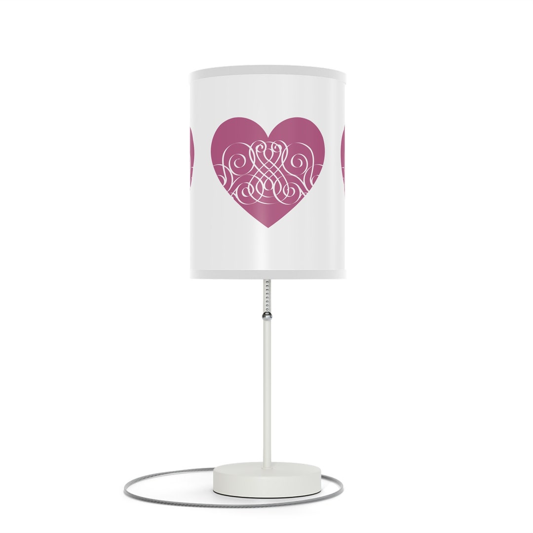 Lamp on a Stand USCA Plug Bedroom Night Light Teen Girl Etsy