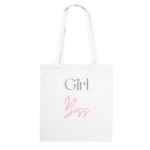 Teen Mädchen leichte Tragetasche Girl Boss Schulter lässige Tasche