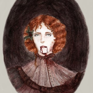 Florence The Machine Vampire Print Original Artwork Etsy