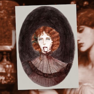 Florence + The Machine Vampire Print Original Artwork