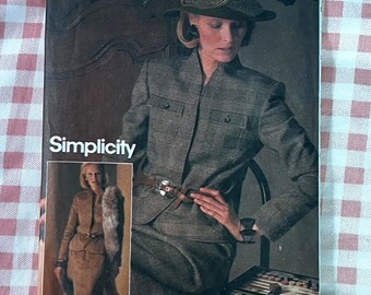Vintage 1984 Simplicity Sewing Pattern 6580 Connoisseur Collection (Uncut)