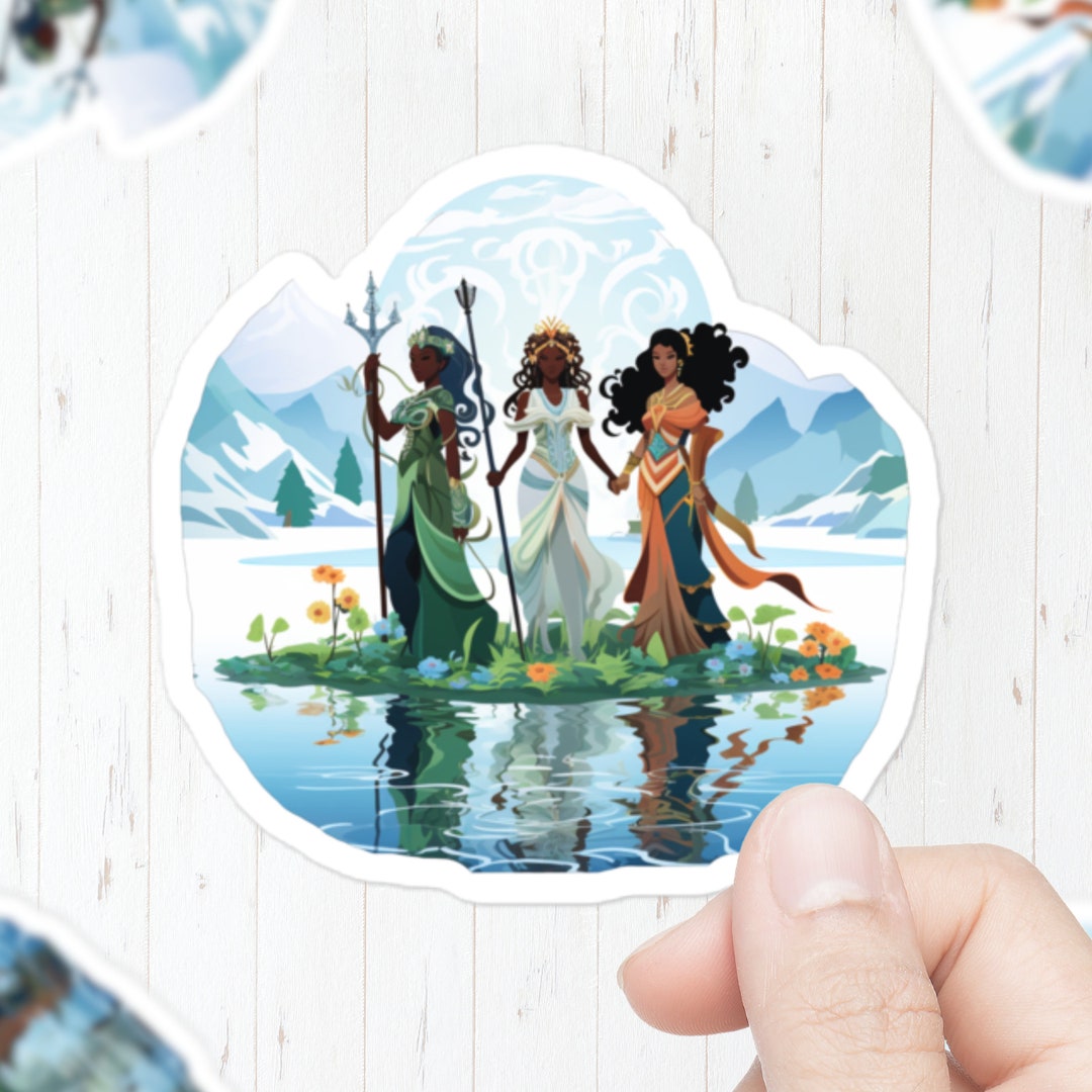 Goddess Sticker Empress Sticker Goddess Art Mystical Etsy