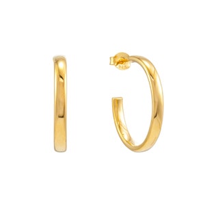 18K Gold Vermeil - Bold Hoops | Gift for Her