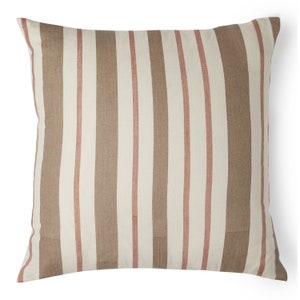 Bren Hemp Pillow Cover Sustainable, Ecofriendly, Hemp Cotton Suede on the Back