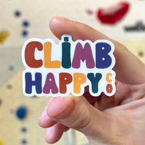 Climb Happy Co Logo Sticker image 2