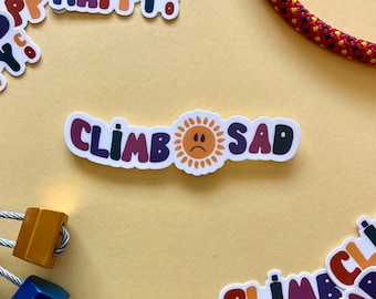 Climb Sad sticker