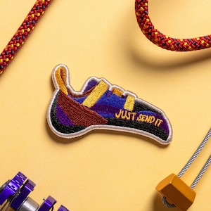 送るだけアイロンワッペン：ゴールドオレンジ