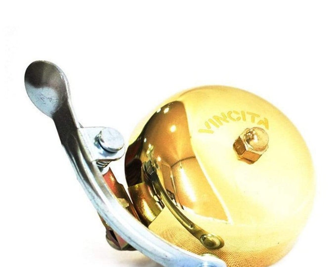 Vincita Vintage Brass Bike Bell – Long Sustain, Clear Tone