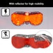 Rear Carrier Light 3 Super Bright Red LED, Quick-release With Batteries ...