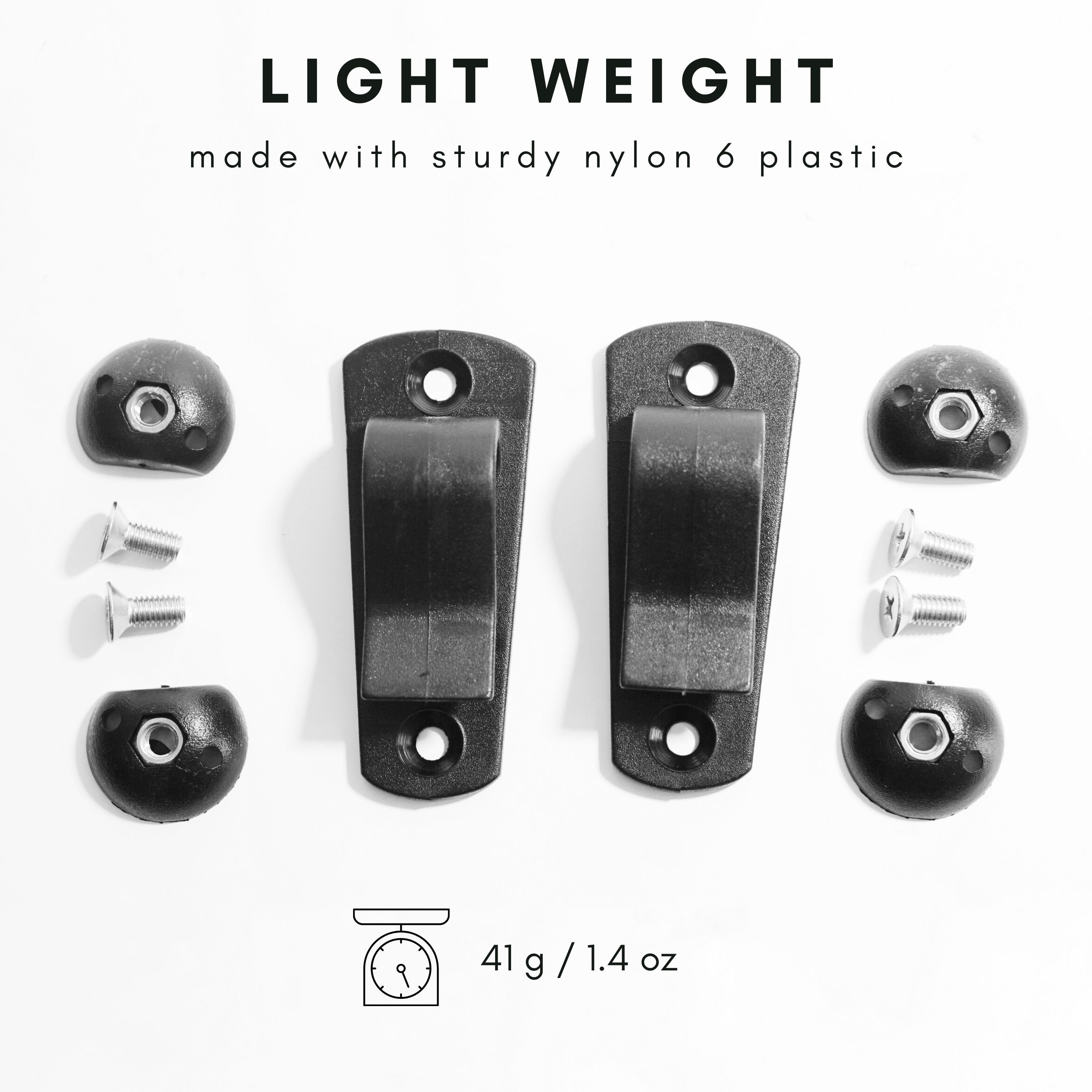 Vincita DIY Bike Pannier Hooks Kit Any Bag Into A Bicycle Pannier Bag