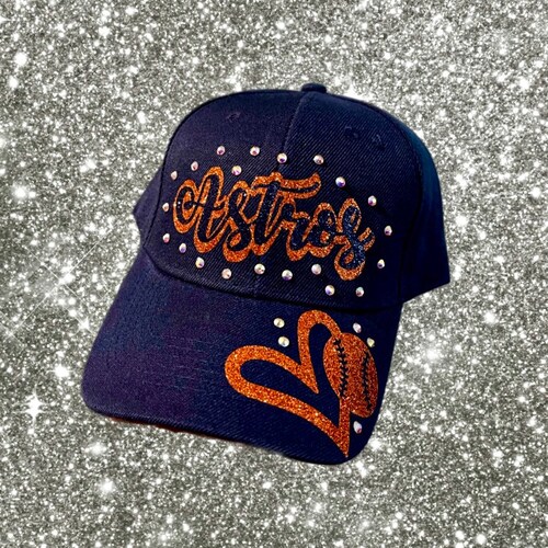 Astros Bling Cap Etsy