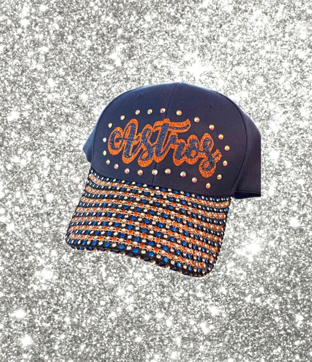 Astros Bling Cap Etsy