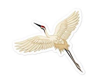 Crane Sticker | Bubble-free Sticker