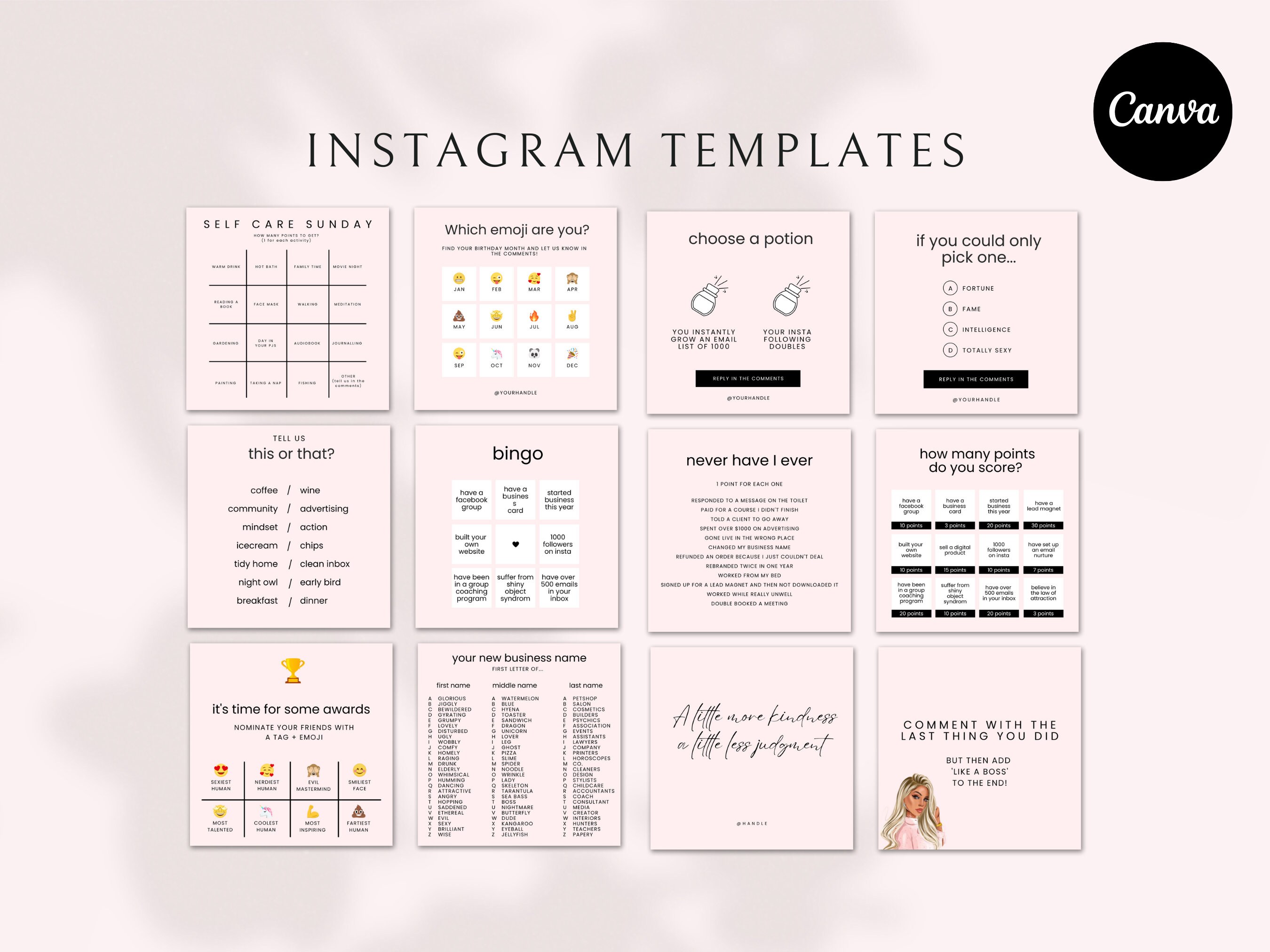 Coaching Template Bundle, Coach Starter Kit, Coach Toolkit, Life