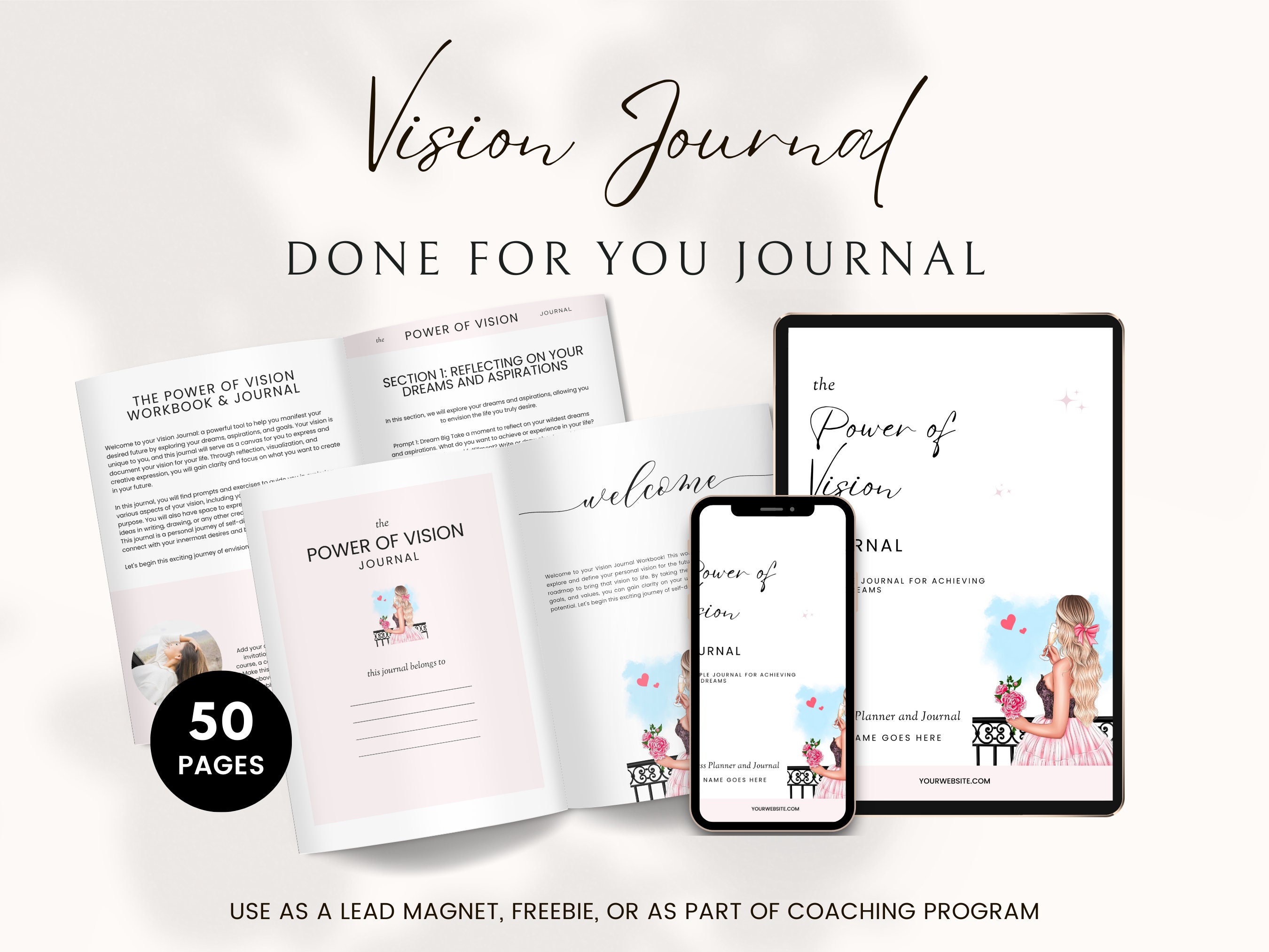 Free Period Press Vision Board Book, 700+ Words & Images in All Categories,  for Visualizing Your Life Goals & Dreams, Playful, Stylish and Diverse