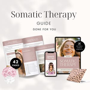 Somatic Therapy Guide for Coaches Somatic Healing Worksheet Wellness Coaching Tool Wellness Worksheet Somatic Tools for Stress and Trauma