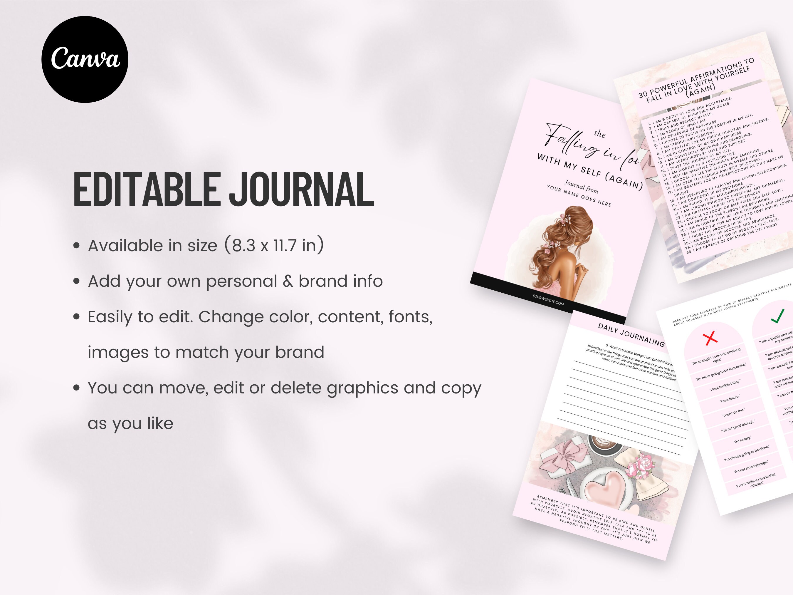Beautiful You Journal: A Self Love Notebook - eofqkw2