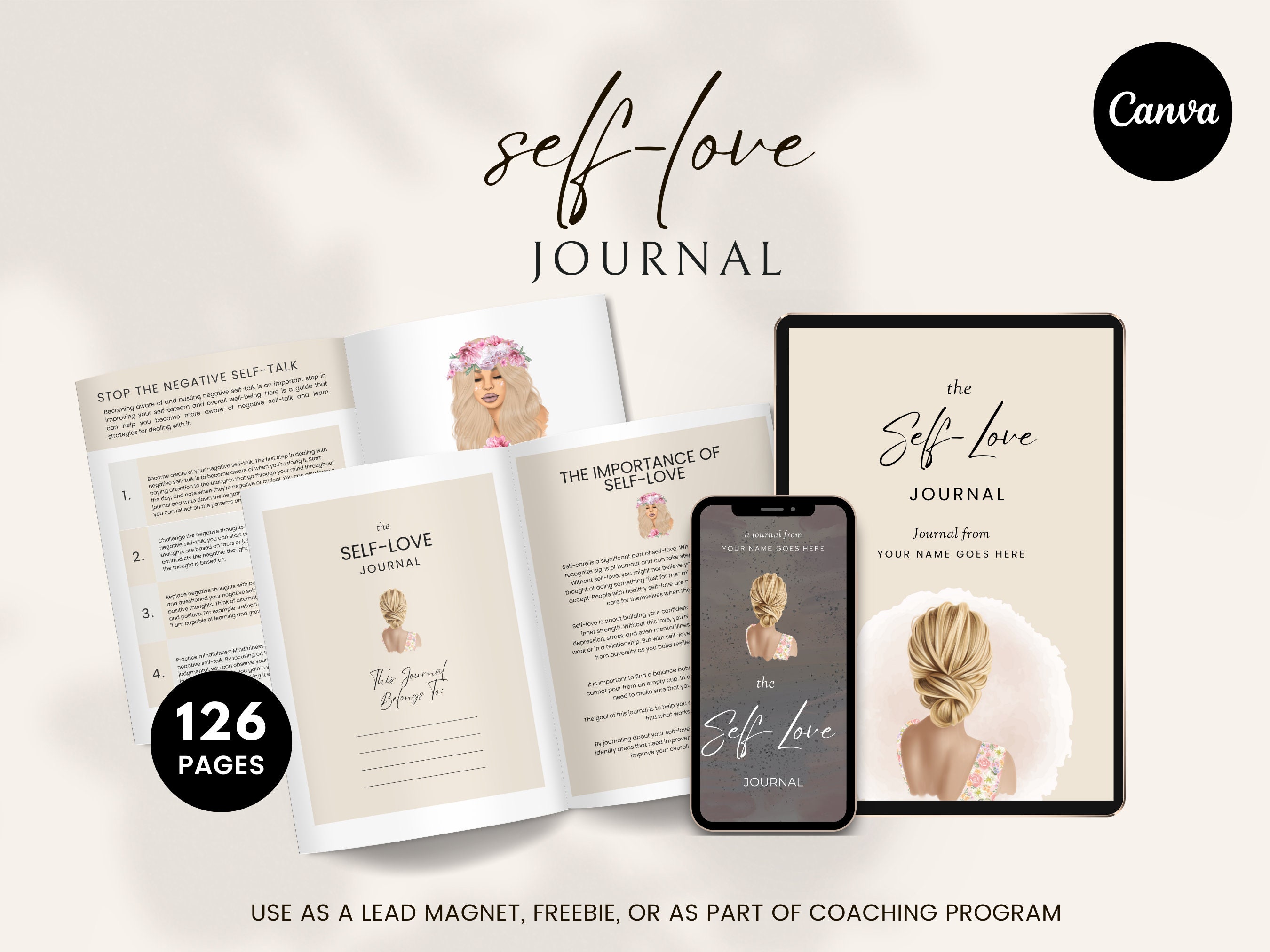 Beautiful You Journal: A Self Love Notebook - 792yyid