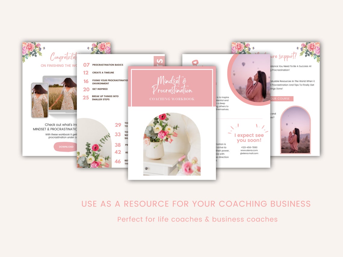 Done for You Course Mindset & Procrastination Coaching Etsy Australia