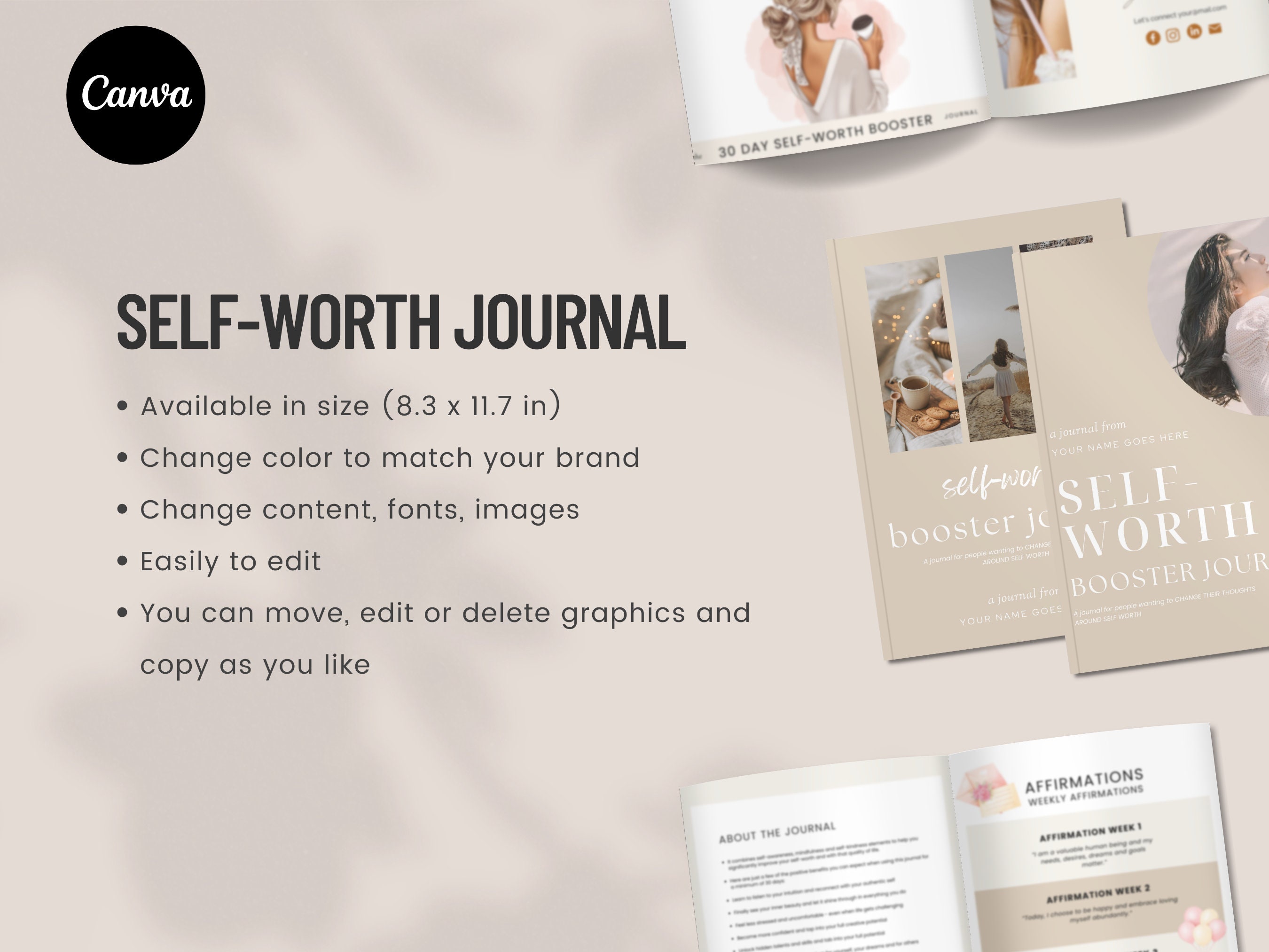 Confidence Booster Journal:  220 High Quality Pages - glb2enb