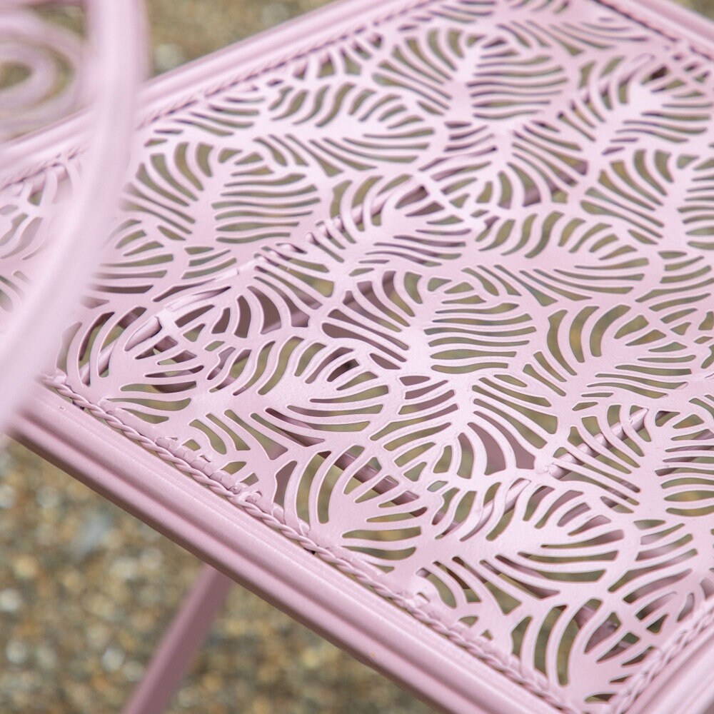 Bistro Table Set Exmouth 2 Seater Bistro Set Pink Etsy UK