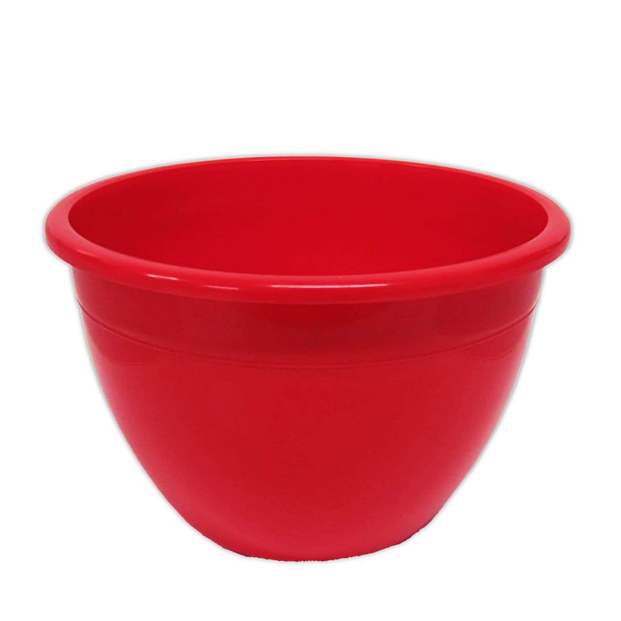 Christmas Pudding...our Durable Nontoxic Red Plastic Pudding Basins