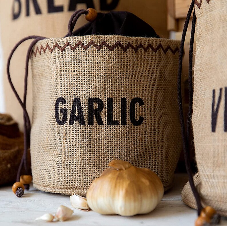 Handy Vegetable Hessian Storage Bags. Easy Store Vegetable Etsy UK